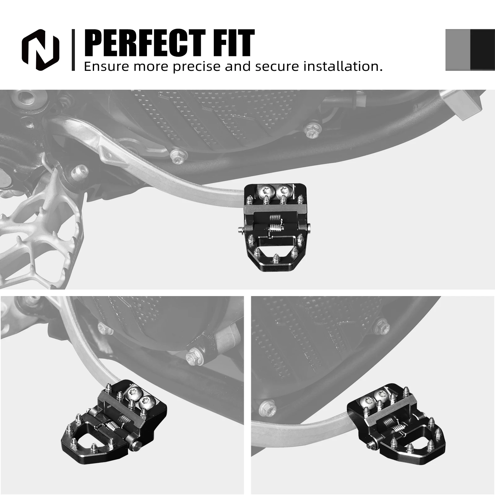 NICECNC Für Husqvarna TE300 TE300i FE250 FE350 FE450 501 2017-2024 Dual Control Bremspedal Schritt spitze Für GasGas EC 300 250 – Detail 8