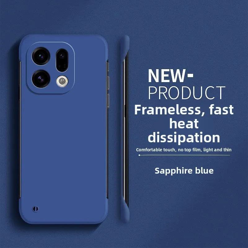 Ultra Thin Hard PC Frameless Phone Case - Rugged Matte Protection Cover