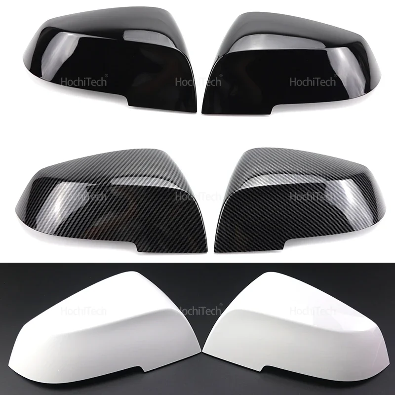 BMW F20 F21 F22 F23 F30 화이트 F34 F32 F33 F36 E84 F87 I3 브라이트 블랙 백미러 커버 윙 사이드 리어 뷰 미러 캡