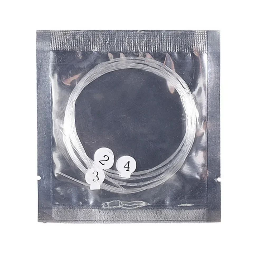 Ukulele Strings For Soprano And Concert And Tenor Ukulele Guitar Strings Carbon Strings Hard Tension Trings Ukulele 4pcs G-C-E-A