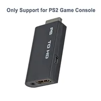 Portable For PS2 to HDMI-Compatible 480i/480p/576i Audio Video Converter with 3.5mm Audio Output Supports For PS2 Display Modes
