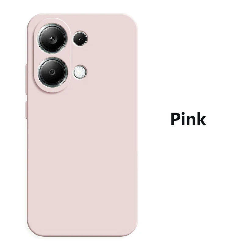 Luxury Square Liquid Silicone Soft Phone Case Cover