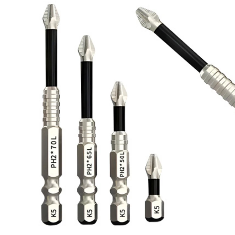High Magnetic Screwdriver Drill Bit Set - 6pcs K5 Impact Resistant Non - View #10