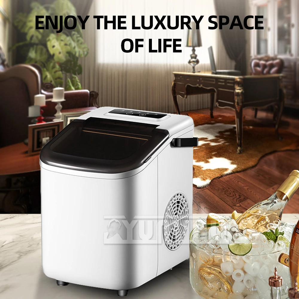 Portable Ice Maker Machine,Auto-Cleaning Ice Maker Kitchen Appliance Commercial Countertop
