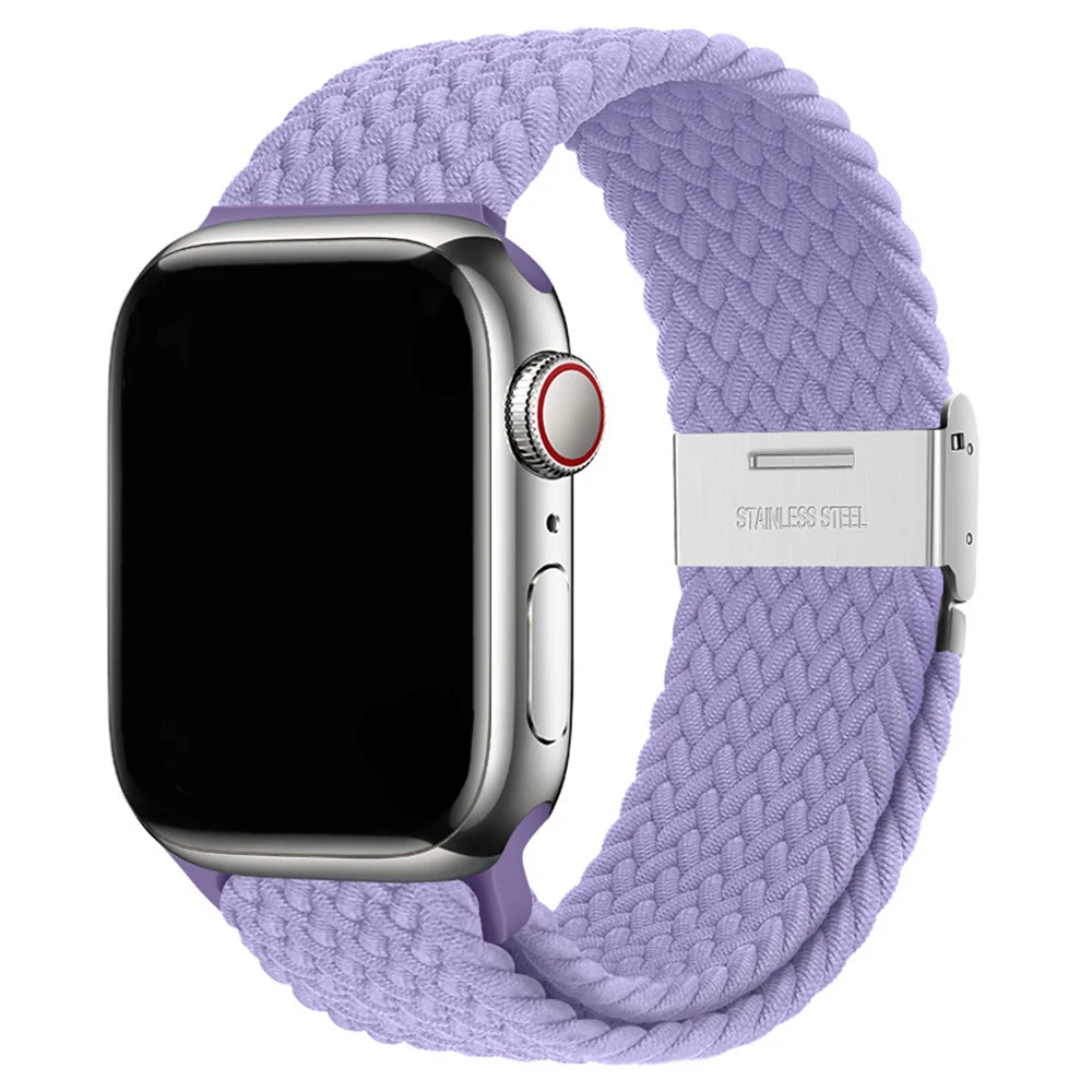 Braided Nylon Strap for Apple Watch - Vibrant and Durable Bracelet