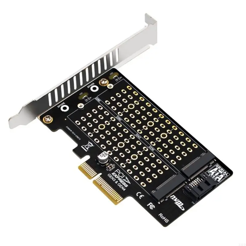 XXUD M.2 NVME SSD PCIE Adapter NVME PCIE Converter SSD to PCI-E Card
