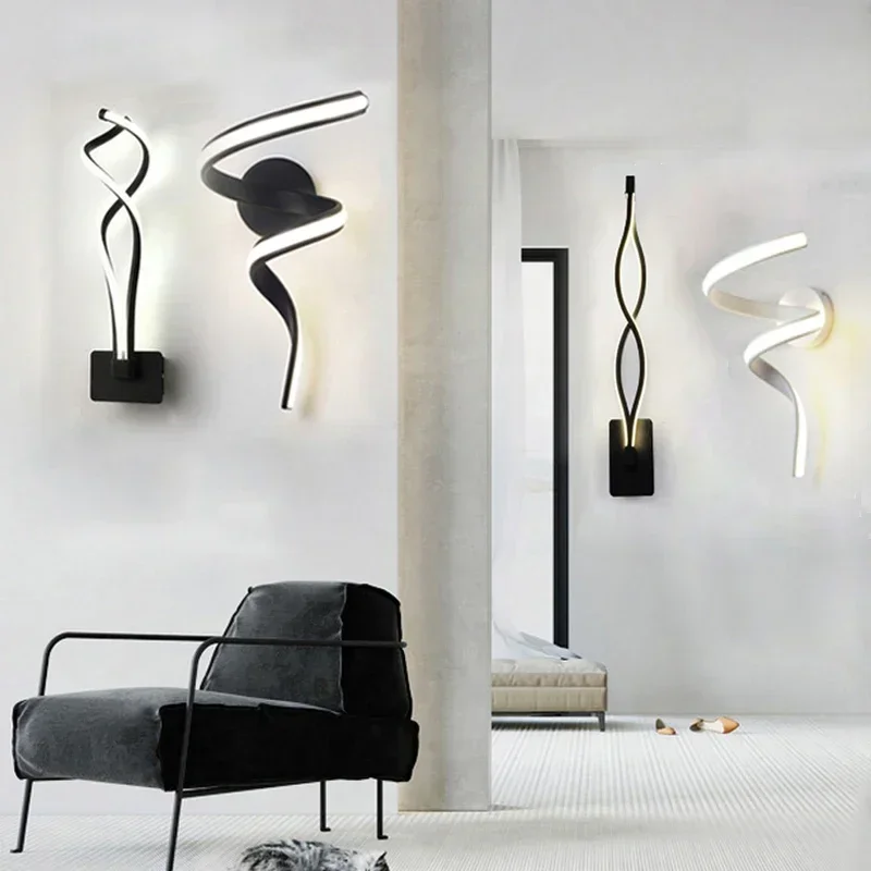 Led wall lamp,wall sconces light,wall lamp Modern Minimalist LED Wall Lamp Home Indoor Decor wall Sconce Living Room Bedroom Bedside Lustres Backgroud Light Decoration