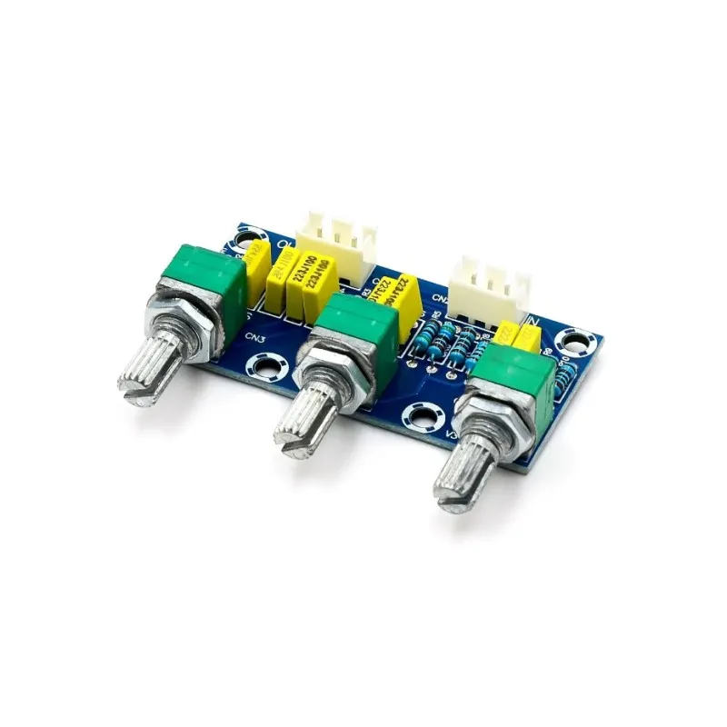 XH-M802 패시브 톤 보드 앰프 프리앰프 전원 모듈, 낮은 고음 조정, 전자 DIY 전자 PCB 보드