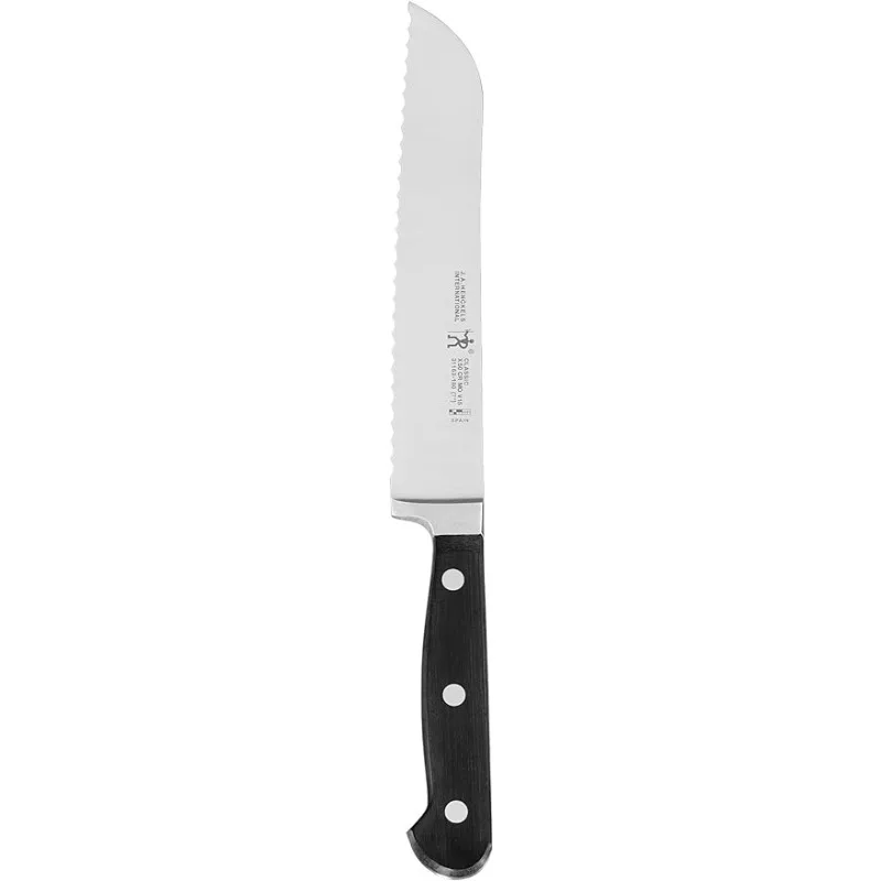 

Classic Razor-Sharp 7-inch Bread Knife, Cake Knife , German Engineered Informed by 100+ Years of Mastery, Black