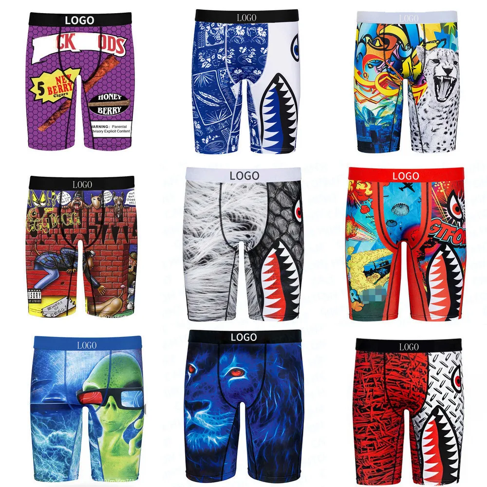 

Summer Trendy 2023 Underpants Men Boy Boxers Briefs Sport Breathable Underwear Shorts Desinger Clothing Male Beach Pants