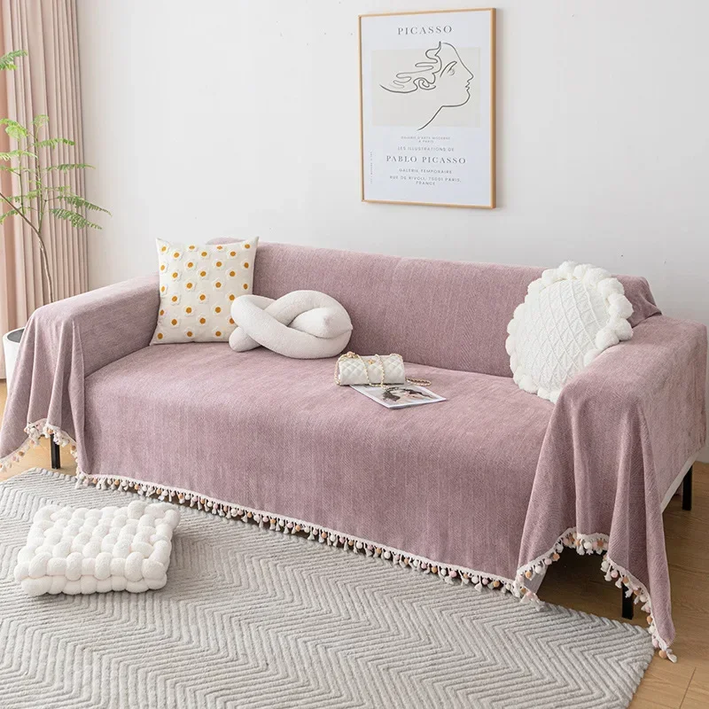 

Stylish Chenille Sofa Cover for 1/2/3/4 Seater Cushion Couch Sectional Couch Cover Sofa Blanket Anti-scratch Chair Slipcover