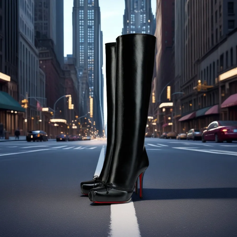 Dark Dots City Strider Boots