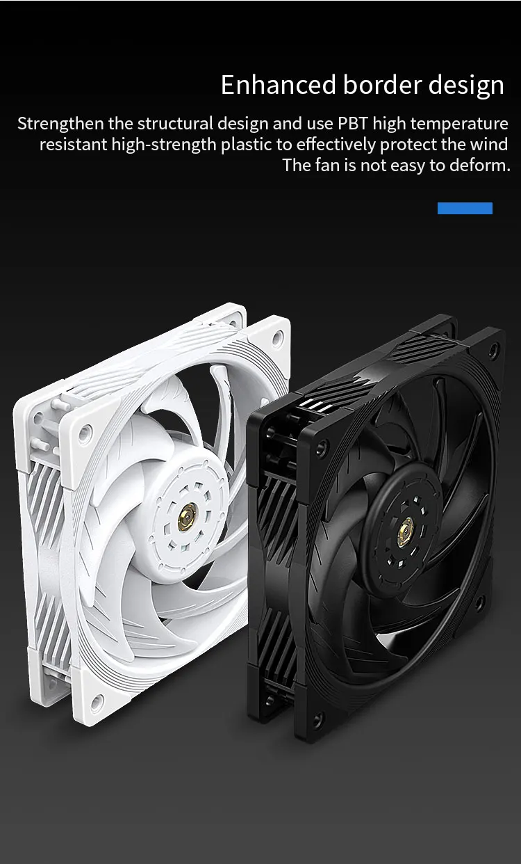 T30 CPU Cooler Fan 2150RPM 4PIN PWM 12cm Computer Case Cooling System Fan SFDB S