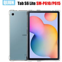 

Tablet Case For Samsung Galaxy Tab S6 Lite 10.4 TPU Transparent Silicone soft Cover Airbag Protection fundas for SM-P610 SM-P615