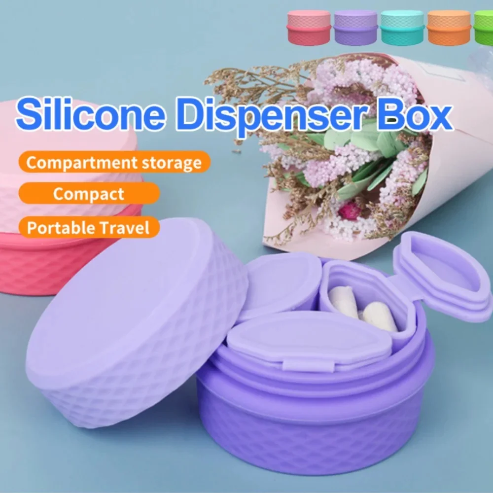 Silicone Dispenser Storage Box Foundation Make-up Milk Emulsion Portable Box Face Cream Skin Care Products Sub Packaging тональная основа skin foundation f0101 01 ivory 30 мл