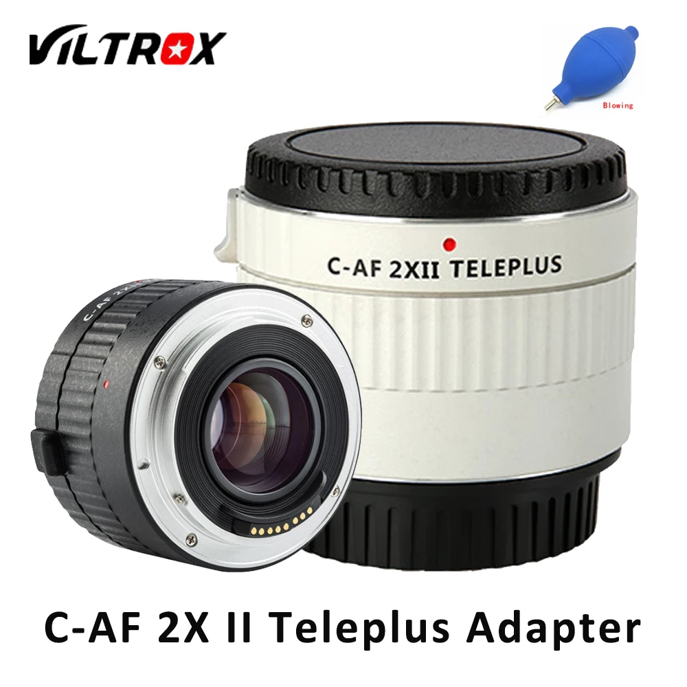 Viltrox C-Af 2X Ii Teleplus Autofocus Teleconverter Extender Teleobiettivo Convertitore Per Canon Eos Ef Lens 7Dii 5D Iv 6D 6Dii 5 D3
