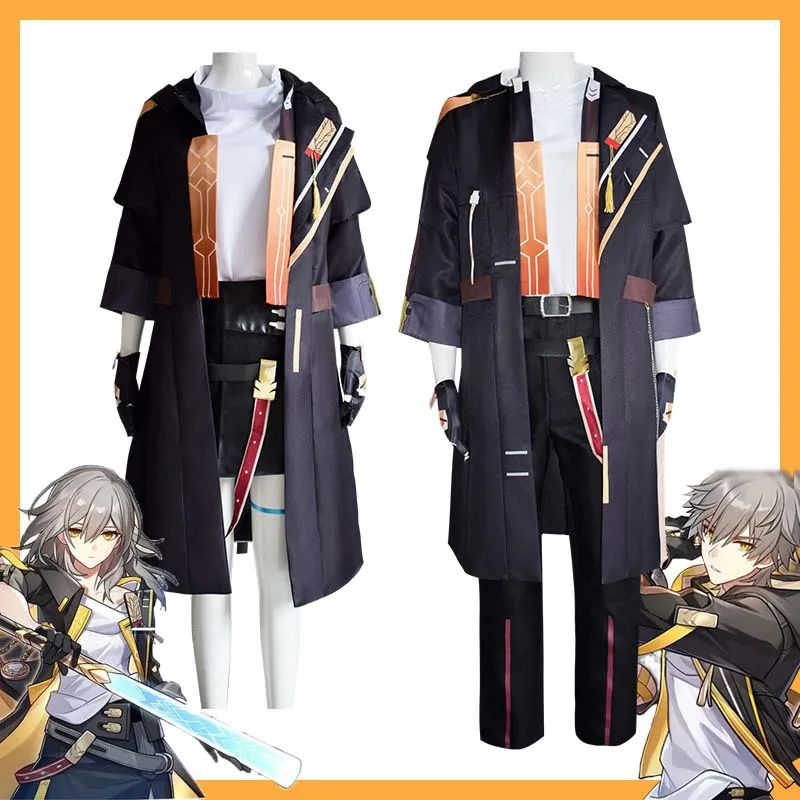 

Game Honkai: Star Rail Trailblazer Cosplay Costume Stelle Dress Caelus Suits Performance Halloween Anime Cospaly