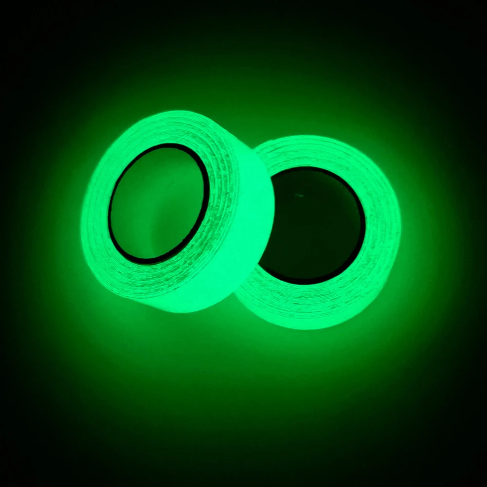 

1pcs Luminous Tape Fluorescent Night Self-adhesive Glow In Dark Safety Film Sticker Safety Warning Sticker Home Garden Decor