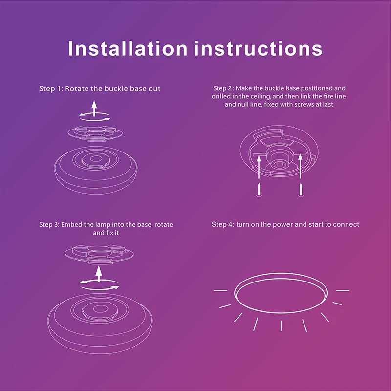 Modern Round LED Ceiling Light Fixture - 30W/40W, Decorative Indoor Lighting for Living Room, Bedroom, and Kitchen