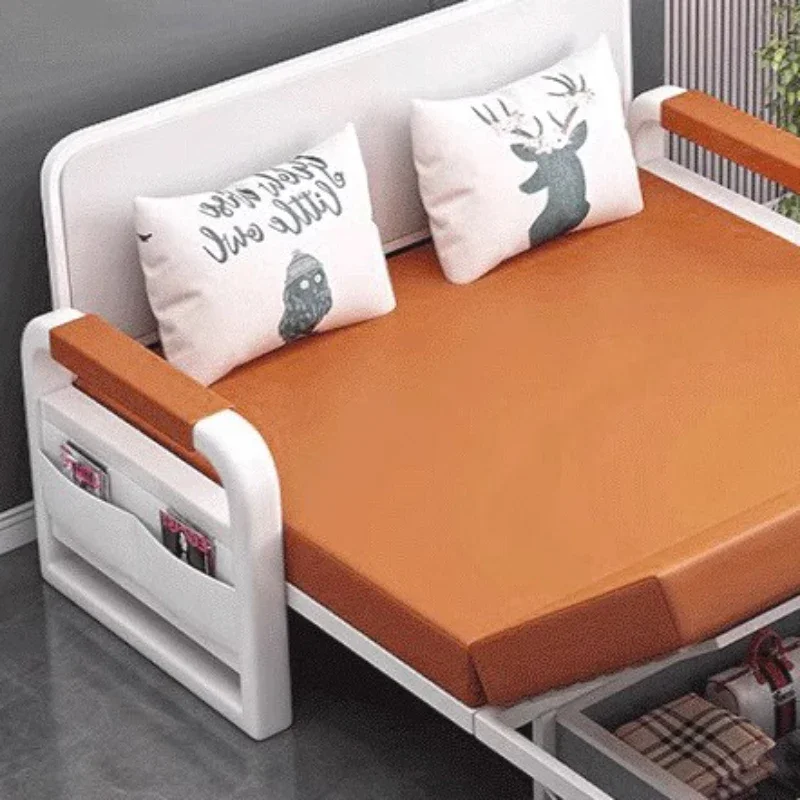 Garden Single Beds Modern Multifunctional Adjustable Spa Adults Beds Space Saving Minimalist Cama Dobravel Portatil Furniture