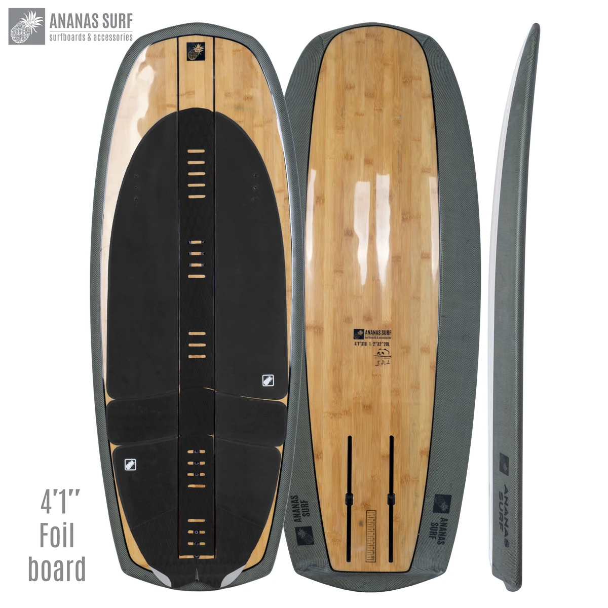 Ananas Surf Hydrofoil Board 4'1" Kitesurf Foil Board Wakesurf Foilboard
