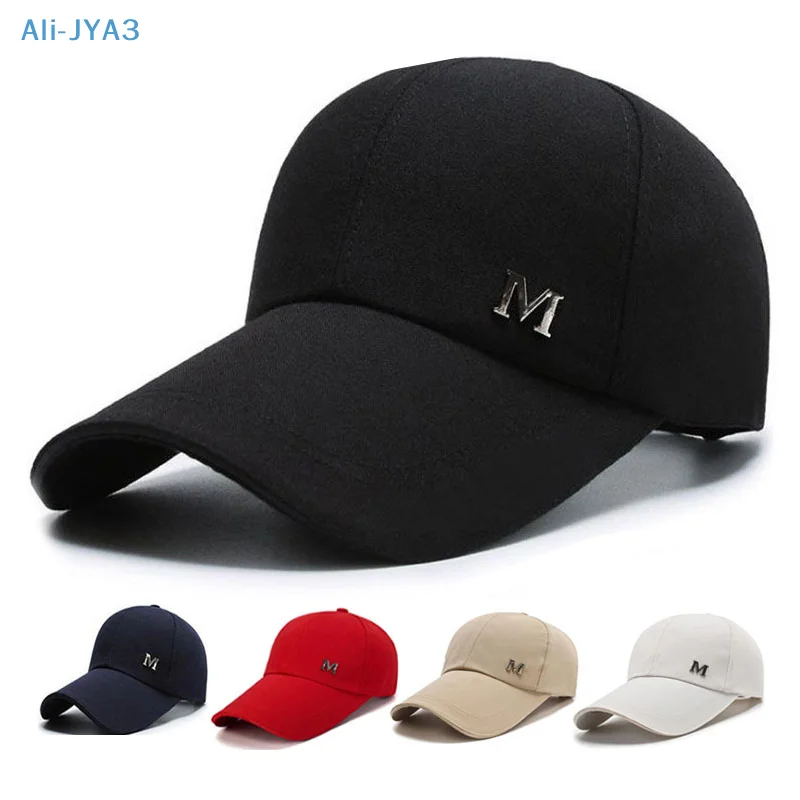 

Men Women Baseball Cap Summer Cotton Hat Snapback Hip-Hop Cap Adult Sport Sun Hat Casual Long Brim Sunscreen Golf Cap