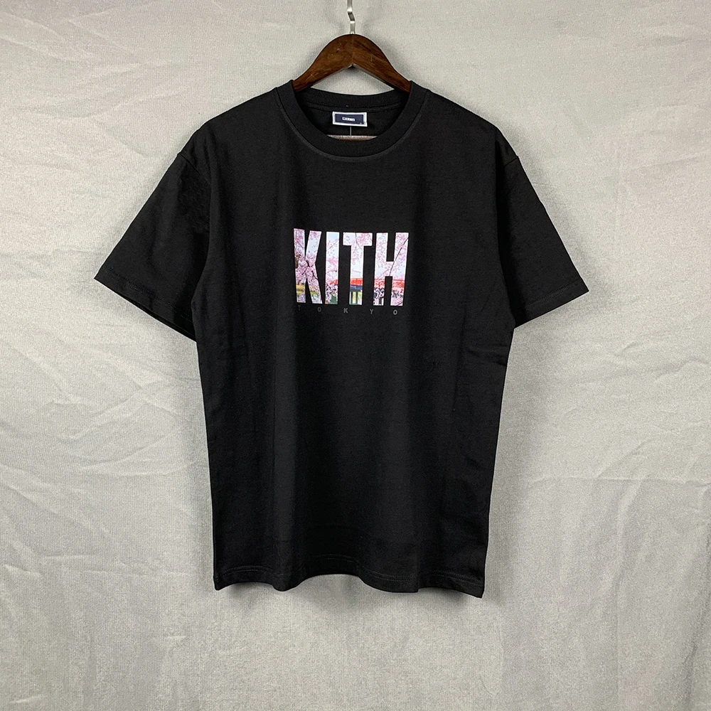 Wysokiej jakości 2022ss Kith Tokyo Landmark moda T-shirt mężczyźni ...