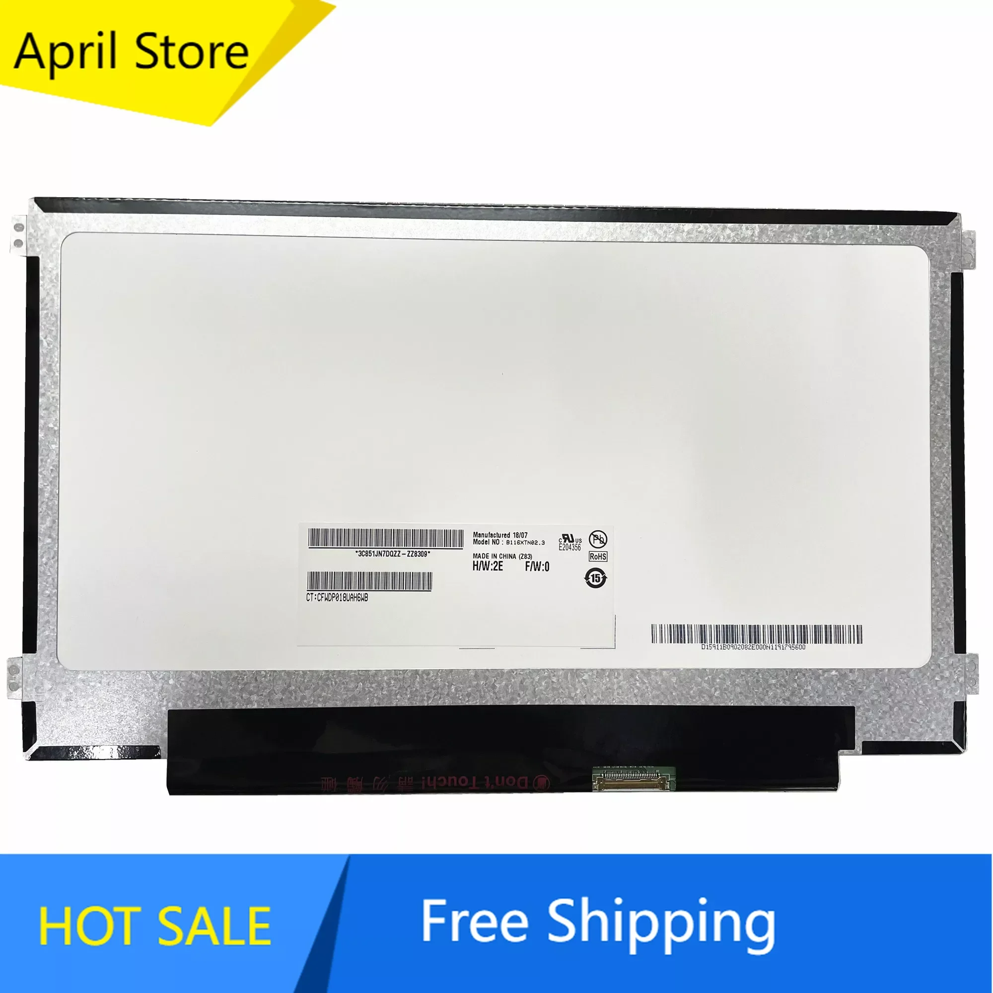 

ЖК-экран для ноутбука B116XTN02.3, B116XTN02.1, внешняя фотография, M116NWR1 R7, EDP, 30 контактов