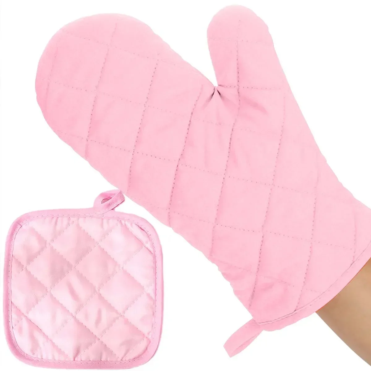 1 Set Insulation Gloves High Temperature Resistant Anti Scalding Thickening Soup Porridge Casserole Stew Pot