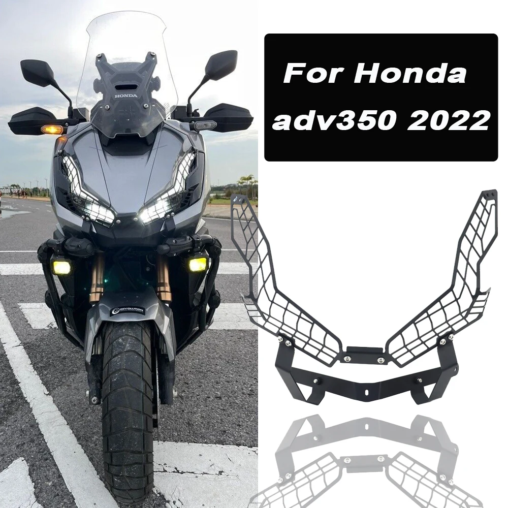Headlight ホンダADV350 ADV 350 20212022のオートバイヘッドライトカバープロテクターガード