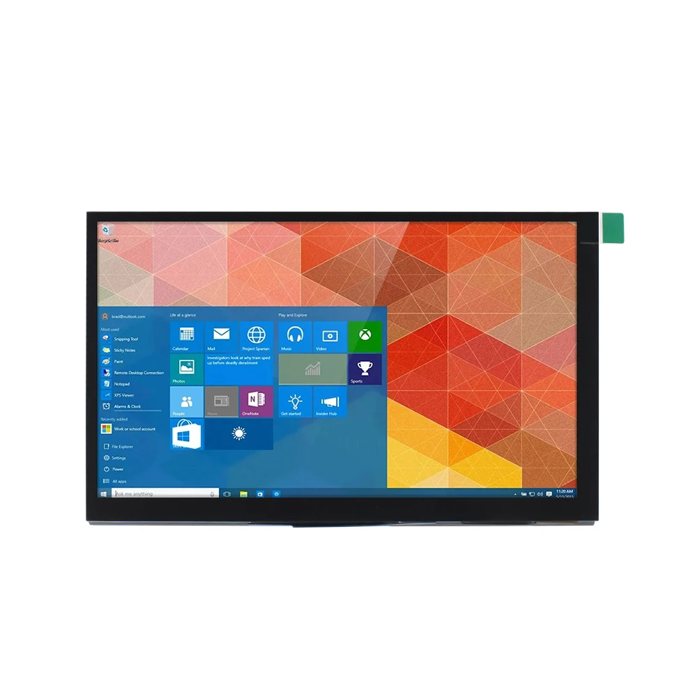 7 インチ Raspberry Pi 4 モデル B タッチスクリーン 1024x600 IPS