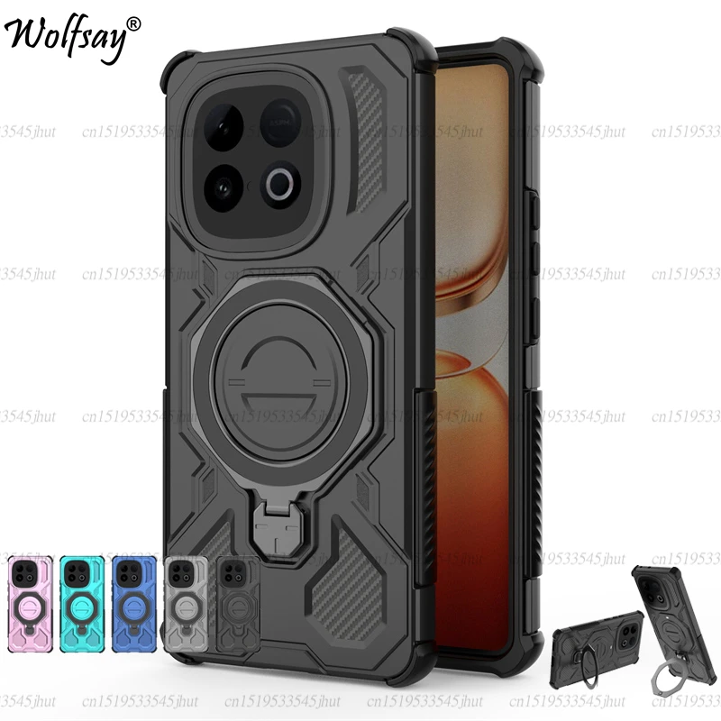 Magnetic Wireless Charge Cover For Vivo iQOO Z10 Turbo Phone