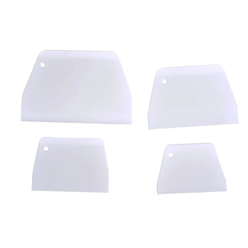 Plastic Cake Cream Spatula Doug Trapezoidal Cream Cake Scraper Pastry Dough White Cutting Board Baking Tools Kitchen Gadgets baking supplies cake tools