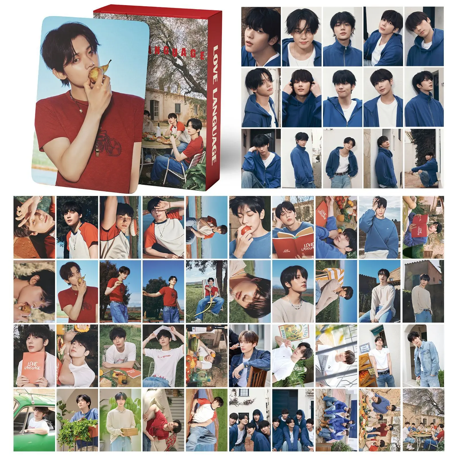TXT Love Language サノク セット5枚 5pcs/set TXT LOVE LANGUAGE Self Made Photo Cards