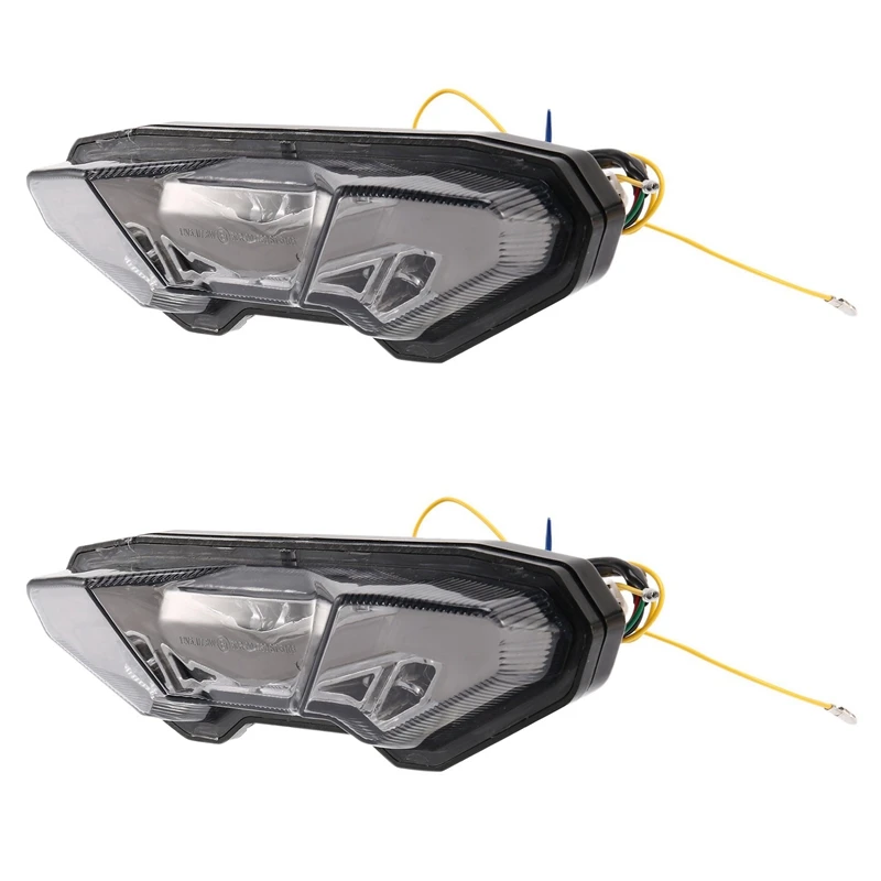 

2X Motorcycle Integrated Blinker Lamp LED Tail Light Turn Signal For YAMAHA MT-10 FZ-10 FJ-09 MT09 Tracer 900/GT MT-09