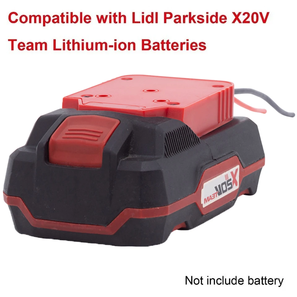 Fichier STL gratuit Adaptateur de batterie Parkside x20v pour prise