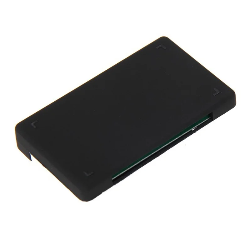 고속 데이터 변속기 올인원 카드 리더, 지지대 TF CF SD 미니 SD MS XD 블랙, USB2.0 메모리 카드 리더