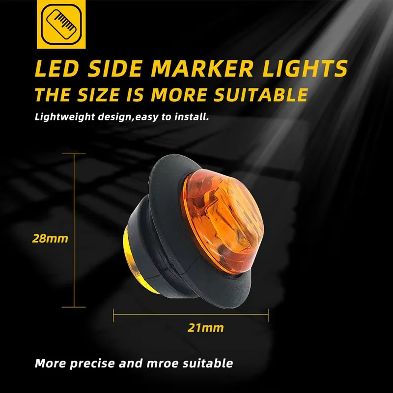 Round LED Marker Lights 2