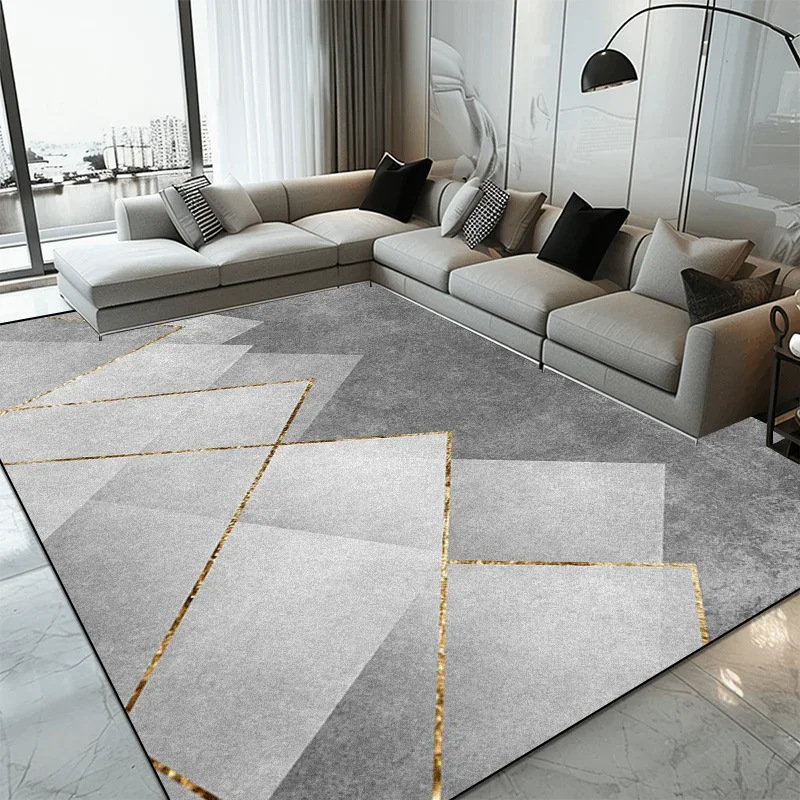Geometric Carpets for Home Living Room Rugs for Bedroom Decoration Soft Nordic Luxury LIVE ROOM Area Rug Floor Mats Non-slip 4