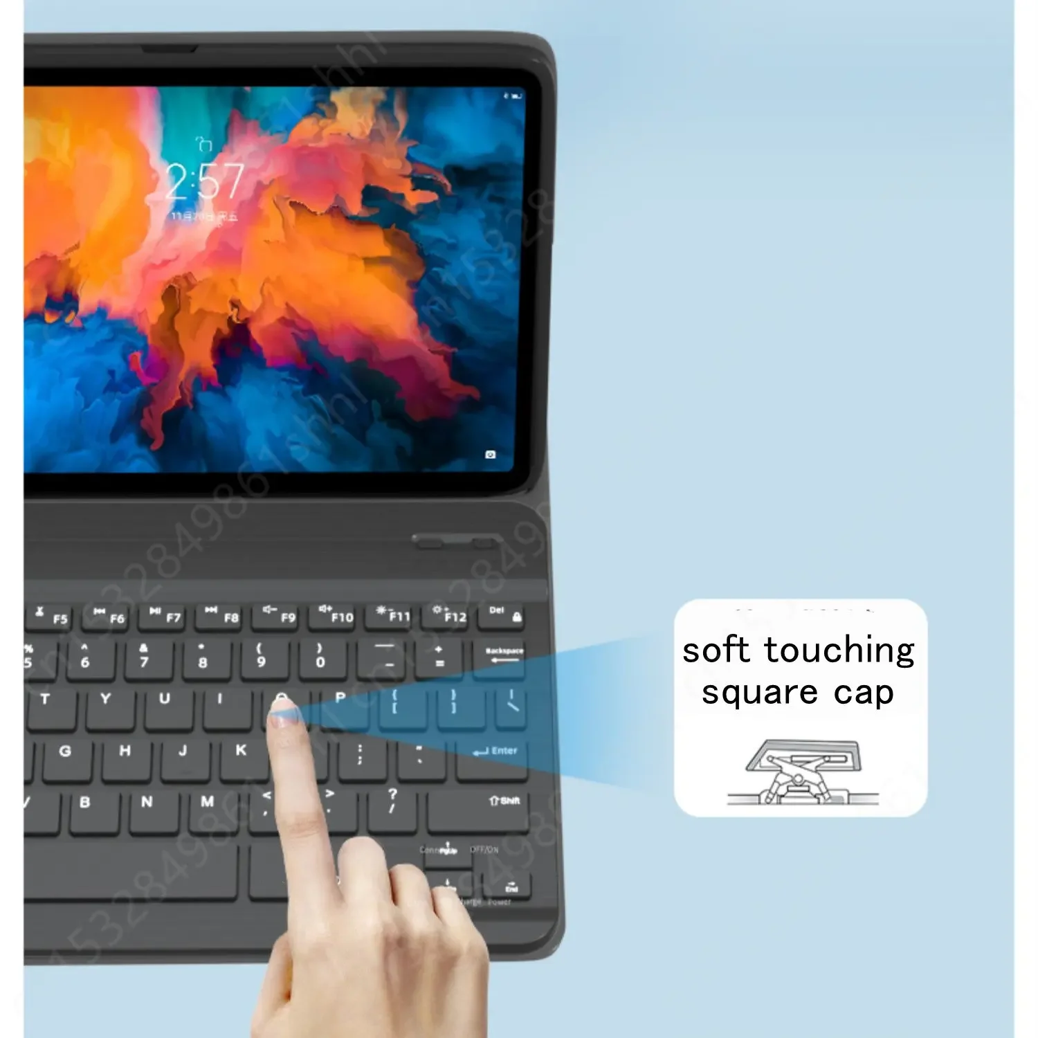 Clavier Bluetooth-compatible Azerty Francais Keyboard for iPad Xiaomi Lenovo Tablet Russian Spanish Teclado Wireless Keyboard