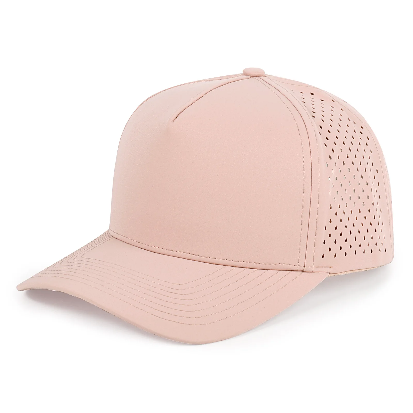 Custom Logo Sport Caps For Men And Women Solid Color Sun Hat Hip Hop Breathable Mesh Baseball Cap Outdoor Casual Trucker Hat 3