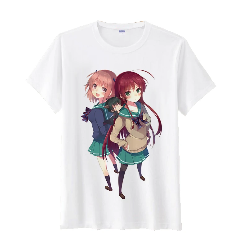 Hataraku Maou-sama Anime The Devil is a Part-Timer Short Sleeve T-Shirt Cosplay Summer Tees