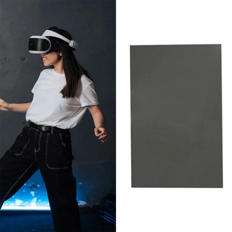 2Pcs 30*20CM Horizontal 0 Degree Polarizer Film LCD Linear Polarized Filter Linear Polarizing Polarization Film Sheets