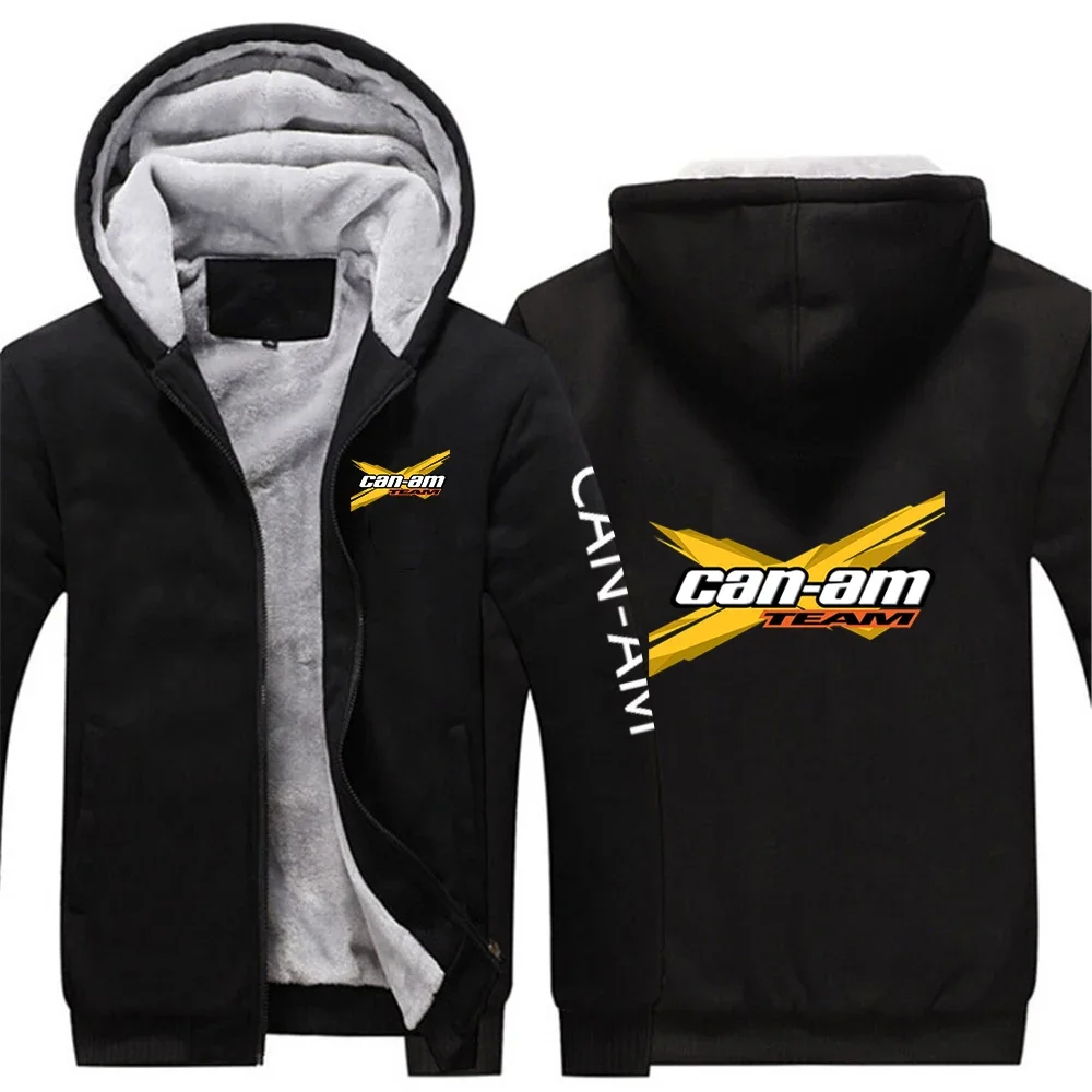 

CAN-AM BRP 2023 Men's New New Winter Zipper Hoodies Jacket Fashionable High Quality Casual Sweatshirts Hoody Coat Tops Clothing