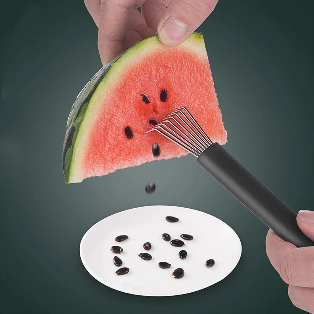Stainless Steel Seeding Remover For Watermelon Easy Cleaning De-Seeding Tool For Home Kitchen