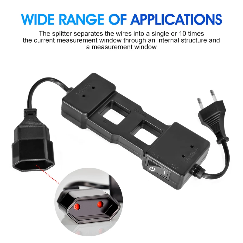 7400A Line splitter is an auxiliary tool for clamp ammeter orfor multimeterAccurately and conveniently measure the current value 4