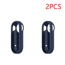 Enhanced Silicone Protective Case for Bike Tail Lights - Impact-Resistant and Anti-Lost Design (Dark Blue 2PCS)
