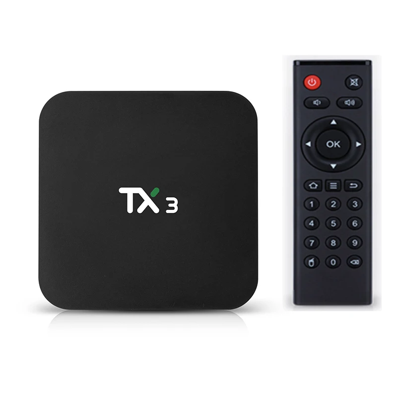 ТВ-приставка Tanix TX3 Android 9 0 Amlogic S905X3 8K 4 + 32/64 ГБ 2 4/5 ГГц Wi-Fi |