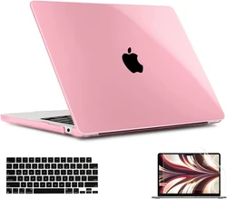 Universal Laptop Protective Case - Sleek and Durable Cover - Pro16 M1 M2 M3 M4 M5 (US crystal Pink)