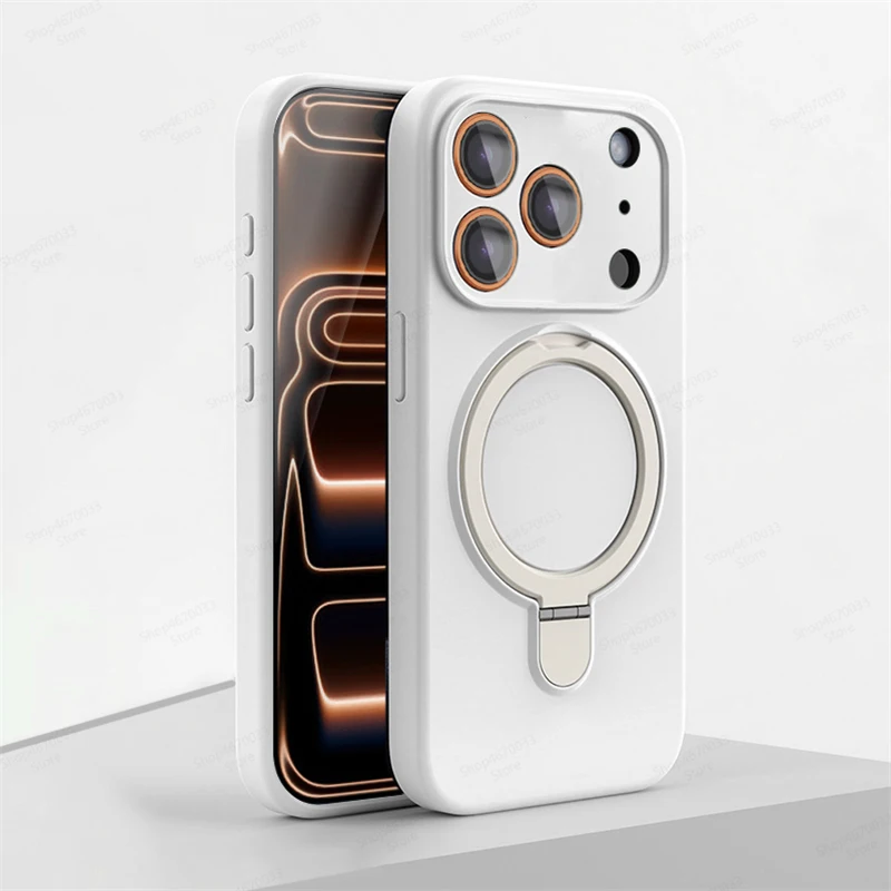ตัวเลือกสินค้า เคสซิลิโคนแม่เหล็ก iPhone พร้อมขาตั้ง